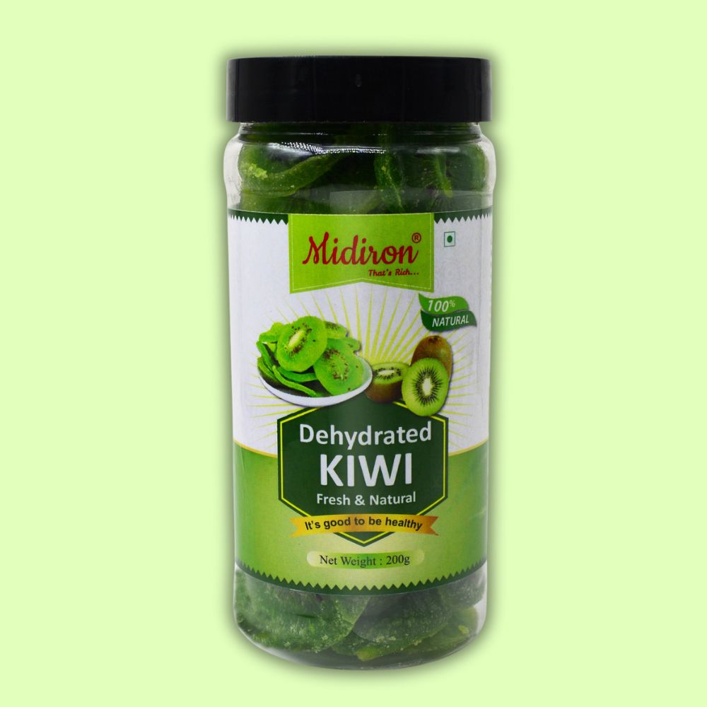 Midiron Dried Fruits, Homemade Fresh & Natural Dried Kiwi 200mg