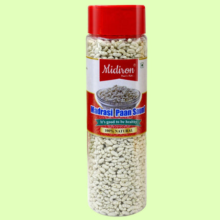Midiron Sweet Madrasi Paan Saunf, Fennel Seeds with sugar coated - Midiron