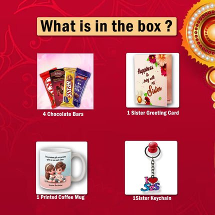 Rakhi Gift Hampers for Sisters – Cute Rakhi Gifts, Rakhi for Sister and Sister-in-Law