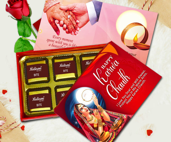 Midiron Karwa Chauth Cards Husband Wife Karwa Chauth Gifts For