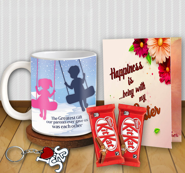 Sister Gift Set for Raksha Bandhan - Return Gift Box Combo, Festival Celebration Pack
