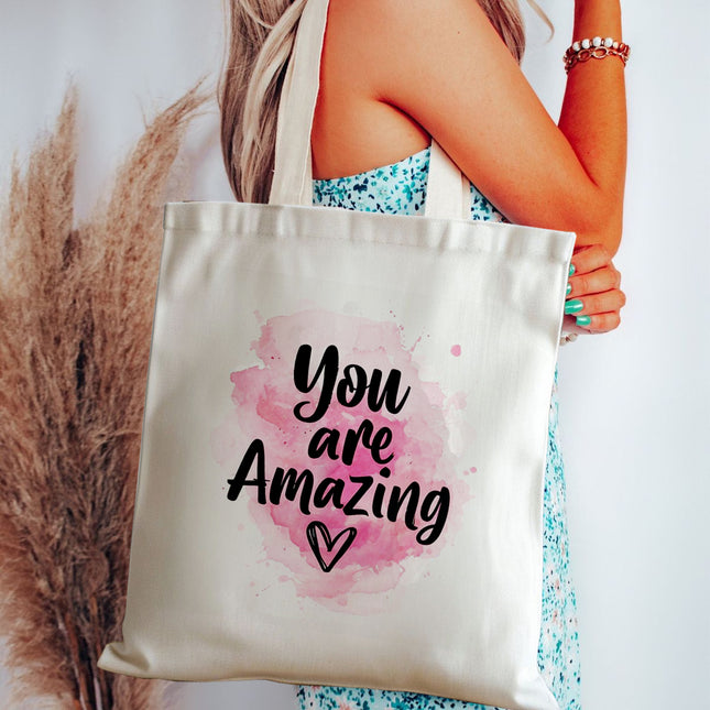 Fashionable Canvas Tote Bag for Women, Everyday Handbag for Office, Shopping & Travel, Waterproof Inner Fabric with 1 Main Zipper & 3 Inside Pockets