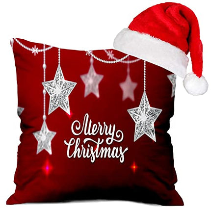 Midiron Christmas Gift Combo Pack, Cushion, Santa Cap, Mug, Chocolate Box, Gift for Relative and Friends IZ21-06