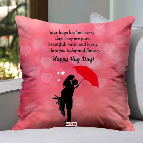 best kiss day printed cushions for your love ones