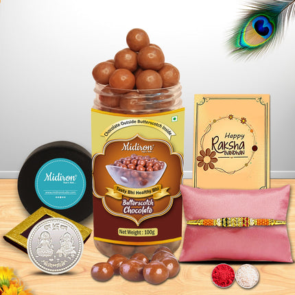 Rakhi For Brother Combo - Rakhi Hampers For Brother, Rakhi Gift Box For Brother