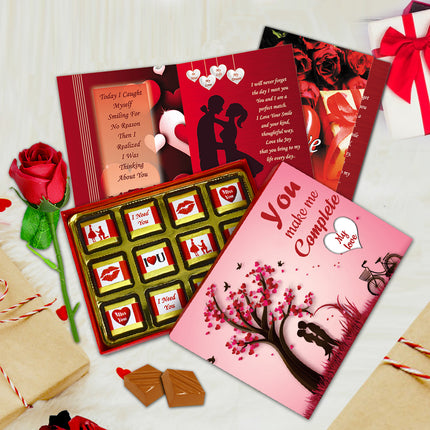 Sweet Romantic Chocolate Love Gift for Girlfriend, Wife & Special One | Perfect Valentine & Anniversary Gift