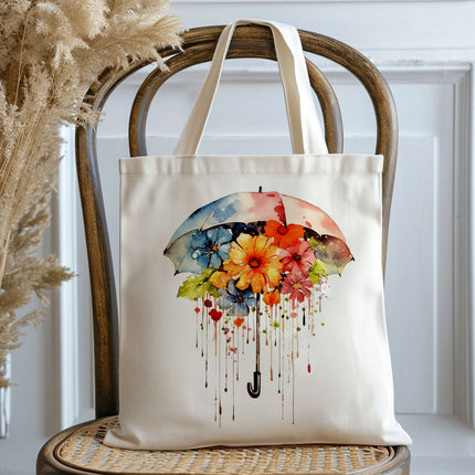 Stylish Canvas Tote Bag for Women, Handbag for Girls with Waterproof Inner, 1 Zipper Pocket & 3 Inside Pockets, Daily Use, Shopping & College