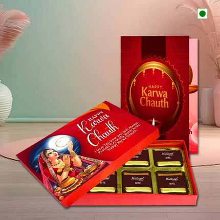 Karwa Chauth Gift for Fiance- Karwa Chauth Return Gift Ideas, Karwa Chauth Hamper for Her