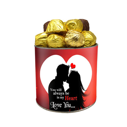 Midiron Valentine's Day Romantic Gift Hamper|Anniversary & Birthday Gift for Couple|Gift for Wife/Girlfriend/Husband with Chocolate Box |Greeting Card | Red Rose | Heart Shape Cushion - Midiron