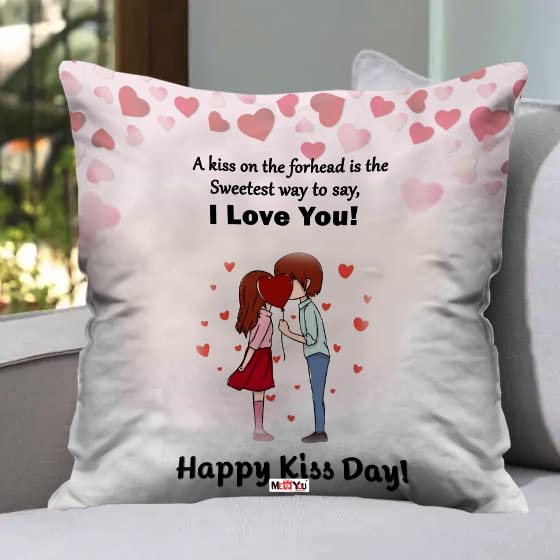 best kiss day printed cushions for your love ones