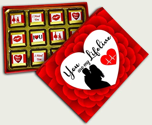 Romantic Gift| Gifts for Girlfriend/Boyfriend, Husband/Wife, fiancé/Fiancée| Unique Gift For Birthday, Anniversary, Valentine day| Chocolate Box, Mug & Love Card