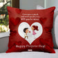 best kiss day printed cushions for your love ones