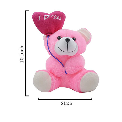 Midiron Valentine's Day Romantic Gift Hamper|Teddy Day, Rose Day, Purpose Day Gift for Couple|Gift for Wife/Girlfriend/Lover with Cadbury Chocolates, Red Rose, Greeting Card & Pink Teddy - Midiron