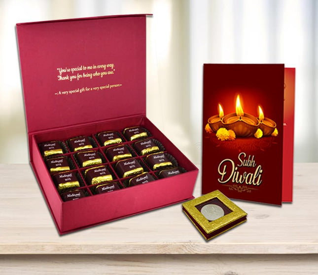 Diwali Gift Combo - Chocolate Gifts for Diwali, Festival Gift Pack, Chocolate Gift Hamper for Diwali