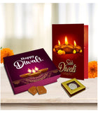 Diwali Chocolate Gifts - Gift Combo for Diwali Festival - Handmade Chocolate Box with Greeting Card