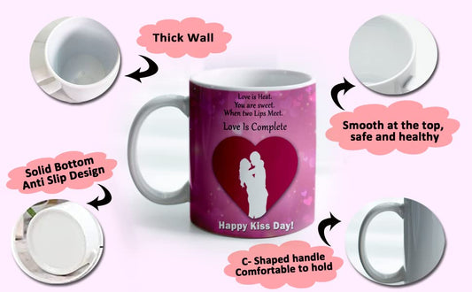 best kiss day gift for your love ones include cushions  & cup