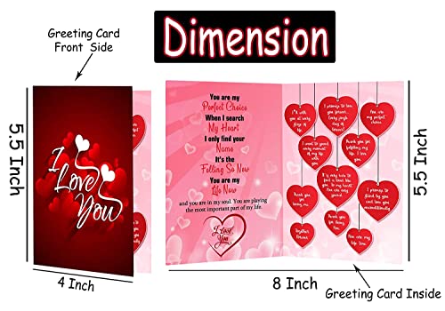 Midiron Valentines Gift Hamper for Girlfriend/Boyfriend | Rose Day, Chocolate Day, Hug Day Gift | Romantic Gift | Valentine's Week Day Gift-Chocolate Box, Love Greeting Card & Couple Ring