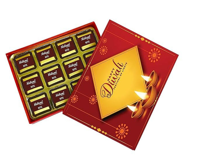 Beautiful Diwali Gift Combo Pack - Handmade Chocolate Gift for Diwali Festival - Diwali Gift Hamper with Tasty Chocolate Box