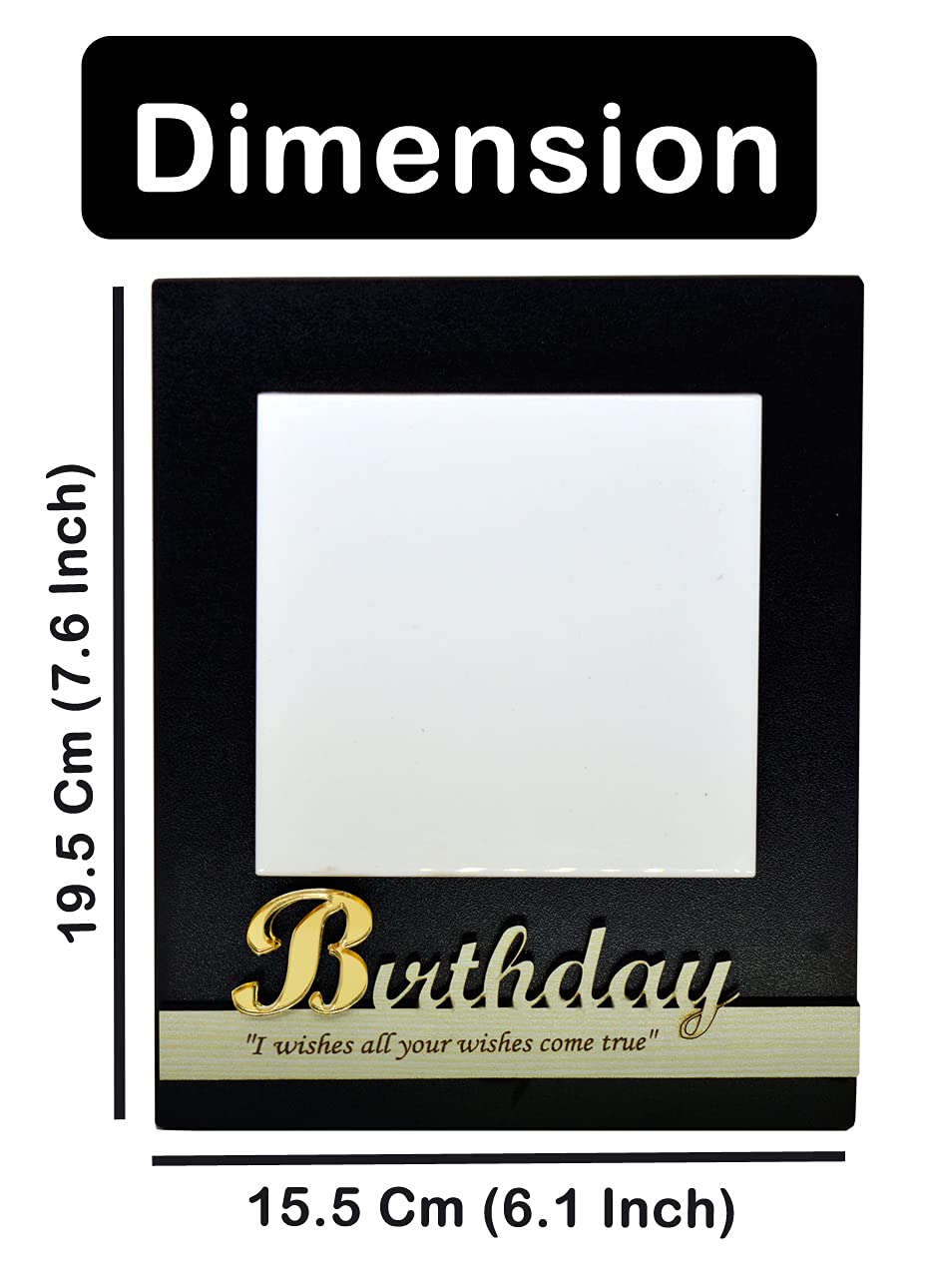 ME & YOU Customize Photo Frame| MDF Birthday Cutout Frame with photo Print on Ceramic Tile| Gift for wife, Husband, Sister, Brother, Girlfriend, Boyfriend and Someone Special On Birthday Gift