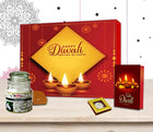 Beautiful Diwali Gift Combo Pack - Handmade Chocolate Gift for Diwali Festival - Diwali Gift Hamper with Tasty Chocolate Box