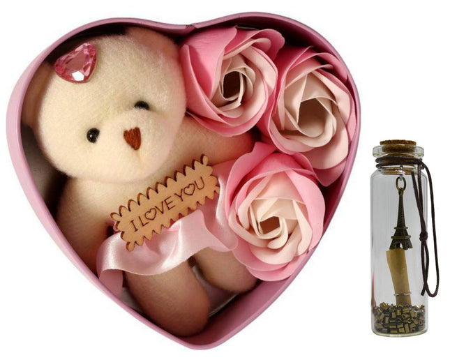 ME & YOU Romantic Gifts, Surprise Box with Message Bottle for Wife, Girlfriend, Boyfriend, Valentine's Day, Birthday, Anniversary and Any Special Occasion (Multicolor) - Midiron