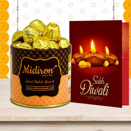 Beautiful Diwali Gift Combo Pack - Chocolate Gift for Diwali Festival - Diwali Gift Hamper with Handmade Chocolate Box