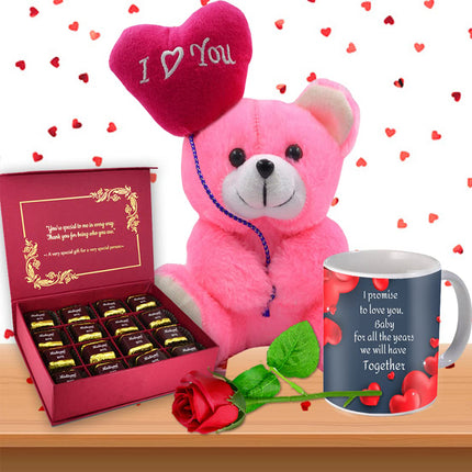 Midiron Love Gift Combo For Wife/Women/Girlfriend/Special One, Anniversary Combo Gift, Valentines, Birthday Gift Hamper