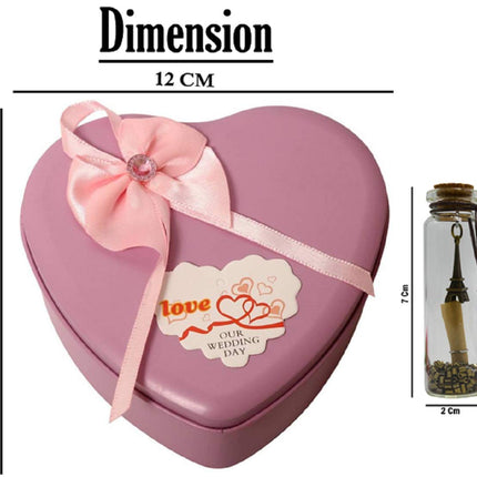 ME & YOU Romantic Gifts, Surprise Box with Message Bottle for Wife, Girlfriend, Boyfriend, Valentine's Day, Birthday, Anniversary and Any Special Occasion (Multicolor) - Midiron