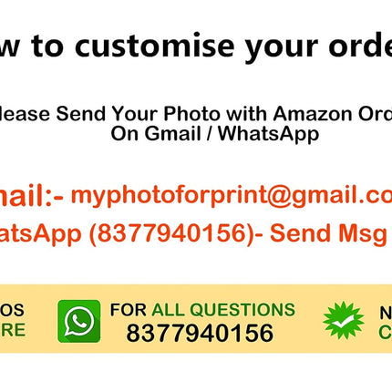 Custom Photo Frame - MDF Birthday Cutout Frame with Photo Print on Ceramic Tile