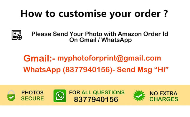 Custom Photo Frame - MDF Birthday Cutout Frame with Photo Print on Ceramic Tile