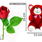 Midiron Valentine's Day Romantic Gift|Propose Day Gift for Couple|Love Gift for Wife/Girlfriend/Lover|Unique Propose Day Gift-Chocolates, Printed Mug(325ml), Red Rose & Teddy