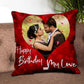 ME & YOU Customize Cushion | Gift for Wife/Husband/Girlfriend/Boyfriend | Printed Cushion for Lover | Birthday Gifts for Fiance |1 Photo Personalize Cushion with Microfiber Filler (12 * 12i nch)