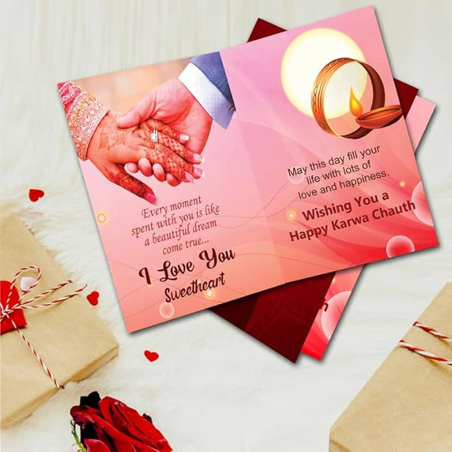 Karwa Chauth Gift Hamper - Moonlight Moments to Celebrate Her Love, Thoughtful Karwa Chauth Gift of Love