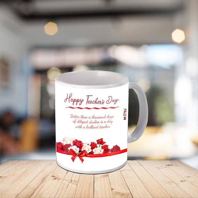 Coffee Mug for Favourite Teacher - From Students, Creative Teacher Day Present, School Celebration Idea