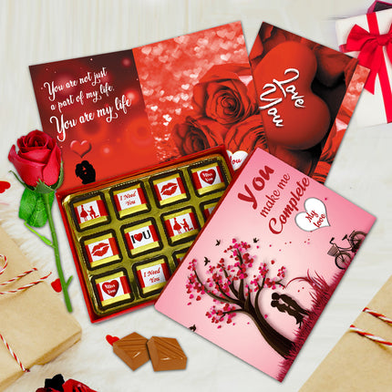 Sweet Romantic Chocolate Love Gift for Girlfriend, Wife & Special One | Perfect Valentine & Anniversary Gift