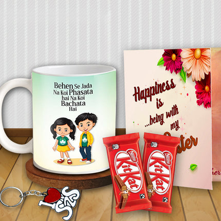 Raksha Bandhan Combo for Sister - Return Gift Pack, Rakhi Gift Box Set, Festival Gift for Sister