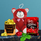 Midiron Special Love Combo For Wife, Girlfriend & Special Person| Gift For Valentine's day, Birthday, Anniversary & Any Special day |Handmade Chocolate, Artificial Rose, Love Card, Cute Teddy