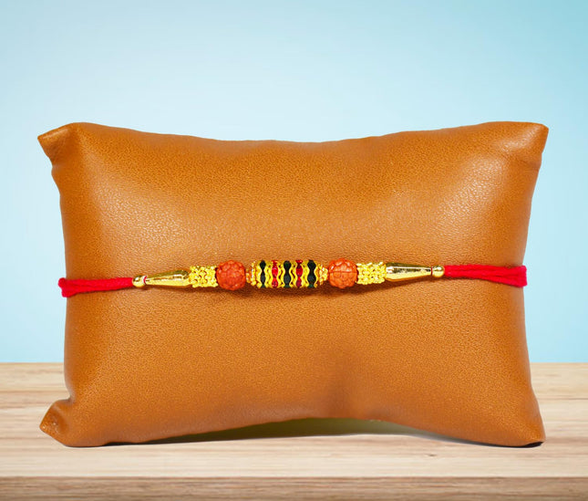 Raksha Bandhan gift for brother, Rakhi combo gift, Rakhi with chocolate and card, traditional Rakhi gift, Rakhi gift set with roli chawal, send Rakhi to brother, Rakhi with sweets and card, Rakhi hamper with chocolate,