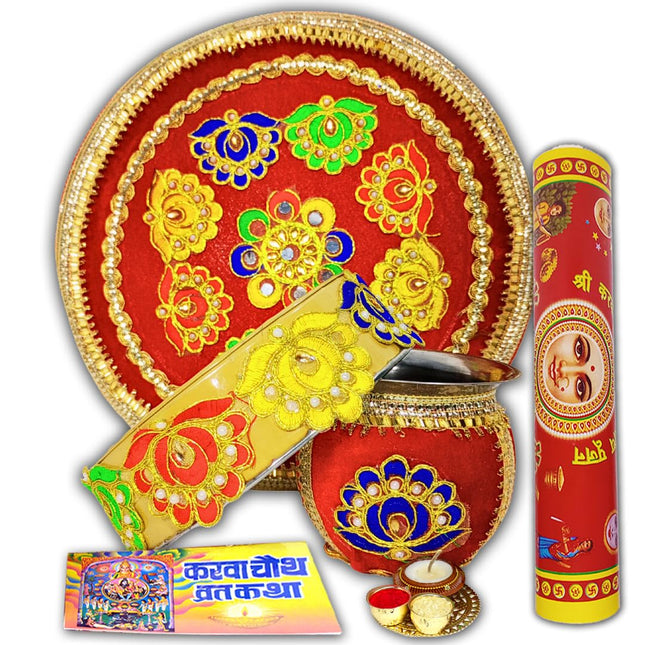 Complete Karwa Chauth Pooja Ritual Kit – Celebrate Tradition with Grace and Devotion
