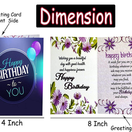 Midiron Happy Birthday Gift Pack | Handmade Chocolate Gift Box | Unique Birthday Gift Set | Romantic Gift Hamper | Beautiful Birthday Gift Combo| Gift for Birthday - Midiron