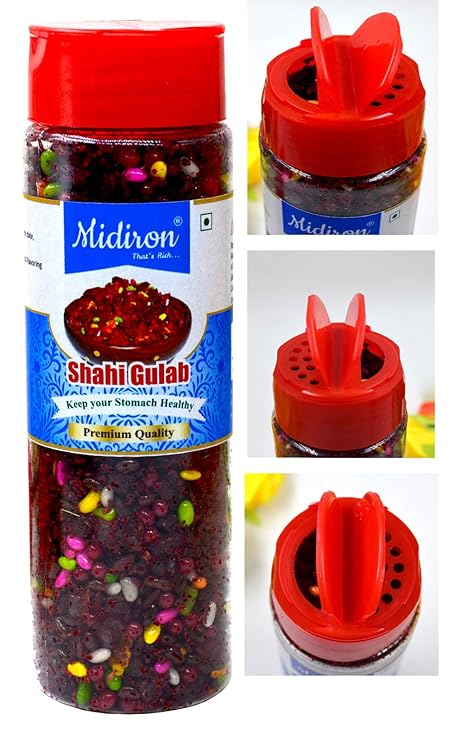 Shahi Gulab Mukhwas - Rose Flavored Mouth Freshener - Traditional Indian Mukhwas for Digestion - Midiron