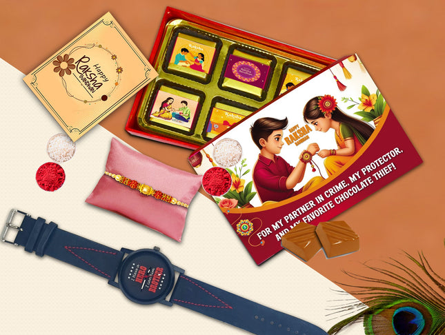 Rakhi Combo For Brother – Rakhi Gift Pack For Brother, Raksha Bandhan Gift Ideas For Brother, Best Rakhi For Brother