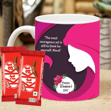 Mug &amp; KitKat Gift Set
Ceramic Mug
KitKat Chocolate Bars
Perfect Gift for Any Occasion
Mug and KitKat Combo