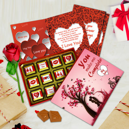 Sweet Romantic Chocolate Love Gift for Girlfriend, Wife & Special One | Perfect Valentine & Anniversary Gift