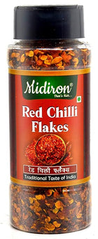 Red Chilli Flakes – Spicy & Flavorful Crushed Chilli Seasoning – Ideal for Pizza, Pasta, Indian Cooking, Marinades & Spicy Recipes - Midiron
