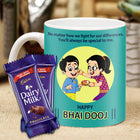 Bhai Dooj Coffee Mug - Special Gifts for Brother, Unique Bhai Dooj Gift Ideas, Buy Bhai Dooj Coffee Mugs Online