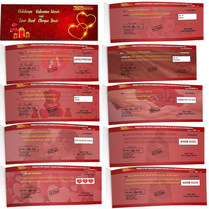 Midiron Valentine's Gift Hamper for Girlfriend/Wife | Rose Day, Chocolate Day, Hug Day Gift | Romantic Gift | Valentine's Week Day Gift-Chocolate Bars, Love Greeting Card & Cheque Book