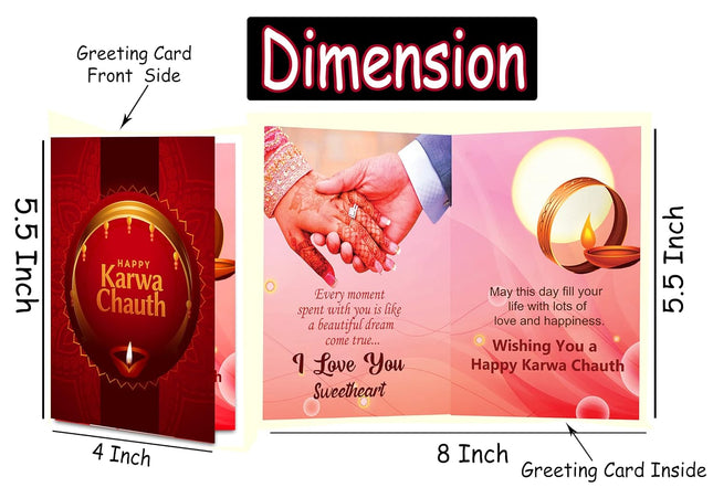 Karwa Chauth Proper Thali With Ritual Kit - Gift On Karwa Chauth, Karwa Chauth Gift Ideas