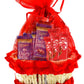 Midiron Valentines Gift Hamper for Girlfriend/Boyfriend|Rose Day, Chocolate Day, Hug Day Gift|Romantic Gift-Chocolate Red Basket Dairy Milk & Kitkat, Red Teddy, Artificial Red Rose & Love Card