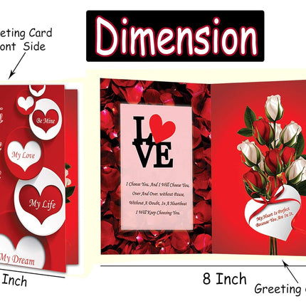 Gift for Girls/Girlfriend |Handmade Heart Chocolate Gift | Valentines Gift Combo | Anniversary Gift Set | Love Combo| Heart Chocolate Box, Love Greeting Card & Artificial Rose